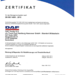 TüV-Zertifikat 14001 -Verkauf von Nutzfahrzeugen Hildesheim